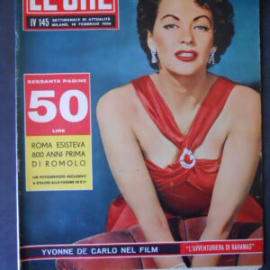 LE ORE 145 1956 YVONNE DE CARLO [SC47]