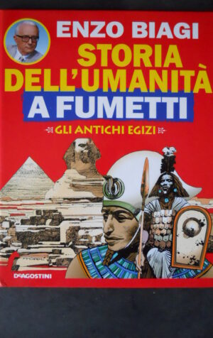 STORIA DELL’ UMANITA A FUMETTI GLI ANTICHI EGIZI COPERTINA TOPPI  [G252]