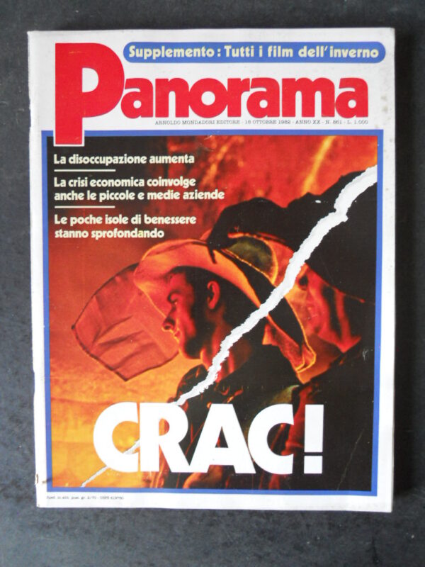 PANORAMA 861 1982 CRAC ECONOMIA ITALIANA – SUPPLEMENTO FILM INVERNO [DV33]