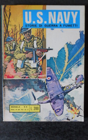 US NAVY Storie di Guerra a fumetti n°6 1973 edizione Bianconi  [G567]
