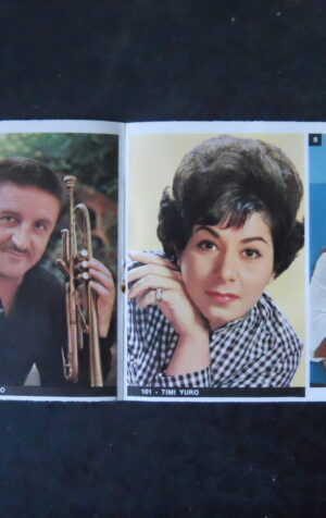 FIGURINE TV SORRISI CANZONI ASSI DELLA CANZONE NINI ROSSO TIMI YURO MUROLO [D39]
