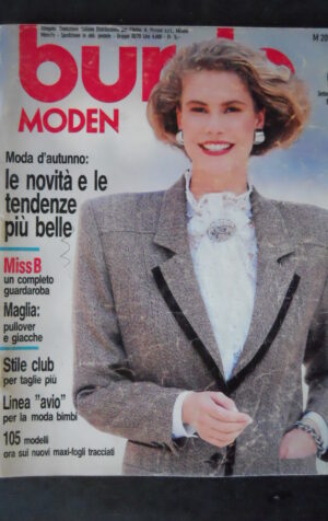 BURDA 9 1988 COMPLETO DI CARTAMODELLI   [M9]