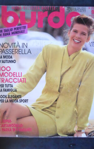 BURDA 9 1990 COMPLETO DI CARTAMODELLI   [M10]