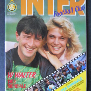 INTER FOOTBALL CLUB 9 1991 WALTER ZENGA TERMALI – INSERTO INTER MONDIALE [GS8A]