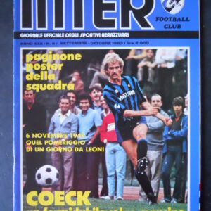 INTER FOOTBALL CLUB 9 1983 CON POSTER INTER 1983-84  [GS8A]