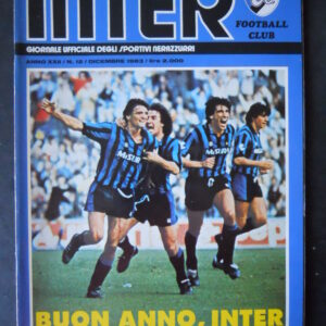 INTER FOOTBALL CLUB 12 1983 CON POSTER ALDO SERENA  [GS8A]