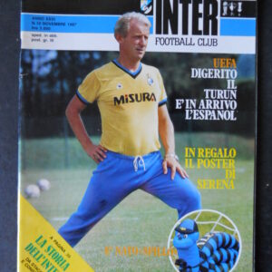INTER FOOTBALL CLUB 10 1987 RIVISTA STORICA [GS8A]