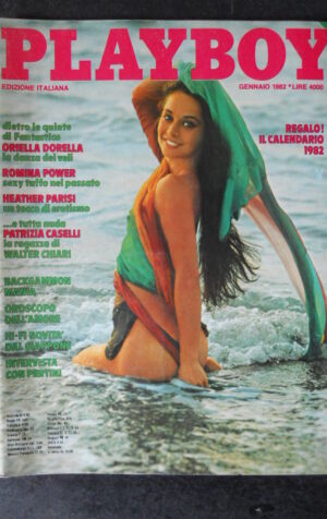 PLAYBOY 1 1982 ORIELLA DORELLA HEATHER PARISI ROMINA POWER PATRIZIA CASELLI [C75