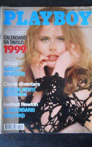 PLAYBOY 1 1999 HARLEY DAVIDSON – HELMUT NEWTON CALENDARIO WOLFORD [C75]
