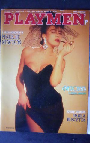 PLAYMEN 6 1986 MARGIE NEWTON EVA ROBBINS BUSCETTA  [SIT19]