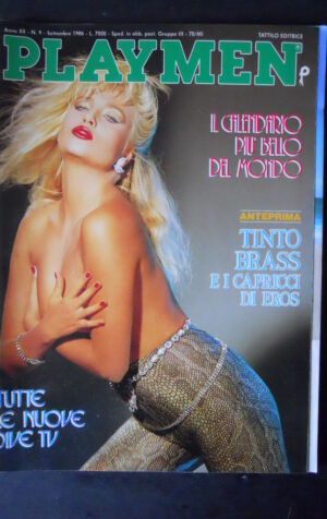 PLAYMEN 9 1986 TINTO BRASS E I CAPRICCI DI EROS ORNELLA VANONI FIORELLA PIEROBON [SIT19]