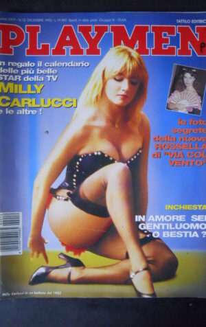 PLAYMEN 12 1992 MILLY CARLUCCI ROMAN POLANSKI ORSON WELLES [SIT19]