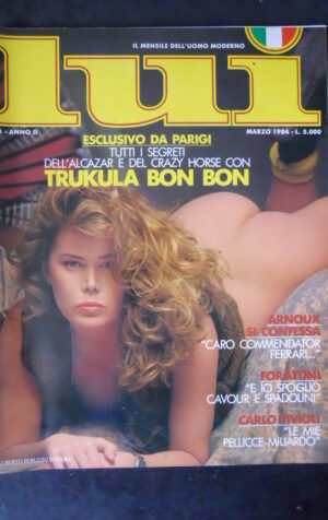 LUI 3 1984 MENSILE UOMO MODERNO RENE ARNOUX FORATTINI CARLO TIVIOLI   [SIT19]