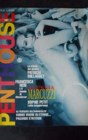 PENTHOUSE RIVISTA EROTICA 4 1998 ALESSIA MARCUZZI FRANCESCA NERI SOPHIE PETIT  [SIT20]