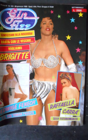 GIN FIZZ 123 1988  RIVISTA EROTICA – RAFFAELLA CARRà EDWIGE FENECH BRIGITTE NIELSEN [SIT22]