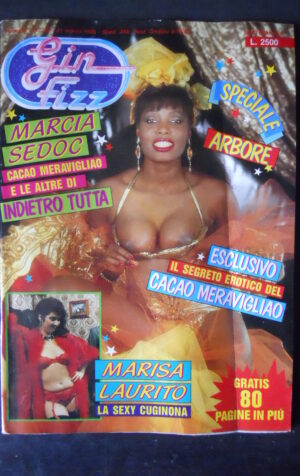 GIN FIZZ 132 1988 RIVISTA EROTICA – MARCIA SEDOC MARISA LAURITO  [SIT22]