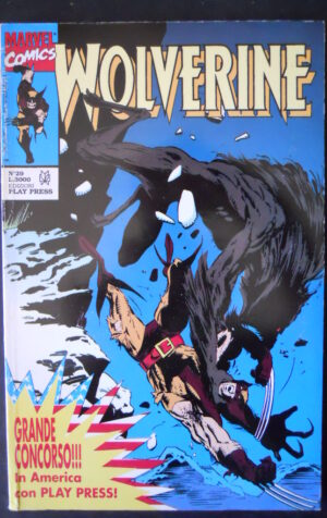 WOLVERINE 29 1992 MARVEL PLAY PRESS  [G650]