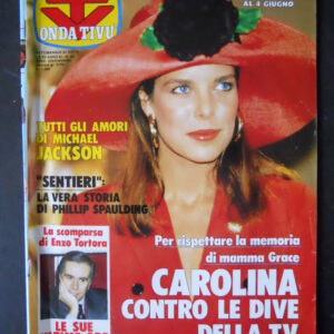 ONDA TV 22 1988 CAROLINA DI MONACO TORTORA PIERO ANGELA MILVA [JS47]