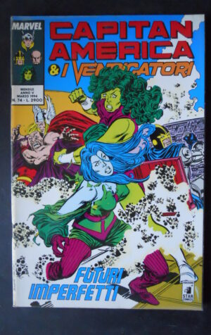 CAPITAN AMERICA & I VENDICATORI 74 1994 MARVEL ITALIA  [G56]