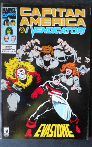 CAPITAN AMERICA & I VENDICATORI 70 1993 MARVEL ITALIA  [G59]
