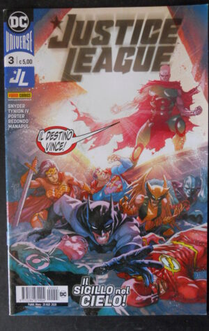 JUSTICE LEAGUE 3 2020 DC UNIVERSE PANINI ITALIA [G108A]