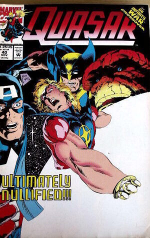 QUASAR n°40 1992 ed. Marvel Comics [G.166]