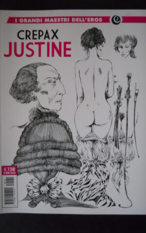 JUSTINE DI CREPAX  GRANDI MAESTRI #2 EROS ED. COSMO [SIT17]