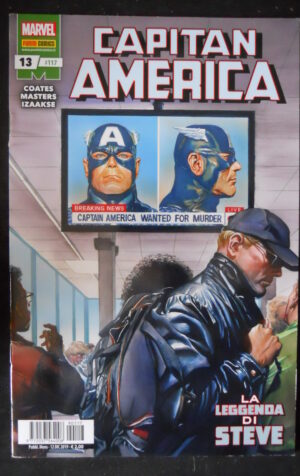 CAPITANA AMERICA 117 2019 PANINI MARVEL ITALIA [G25]