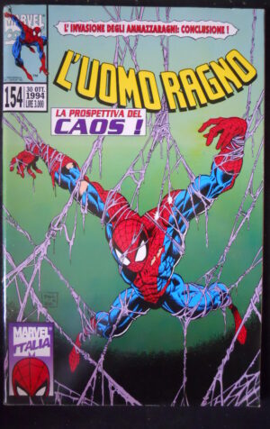 UOMO RAGNO 154 MARVEL ITALIA CON FIGURINE PANINI [G26]