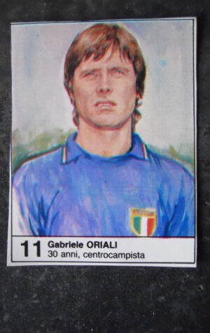 FIGURINA ALBUM MUNDIAL 1982 ESPANA GIORNALINO #11 ITALIA GABRIELE ORIALI [AF3]