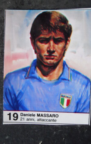FIGURINA ALBUM MUNDIAL 1982 ESPANA GIORNALINO #19 ITALIA DANIELE MASSARO [AF3]