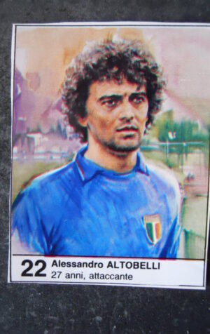 FIGURINA ALBUM MUNDIAL 1982 GIORNALINO #22 ITALIA ALESSANDRO ALTOBELLI [AF3]