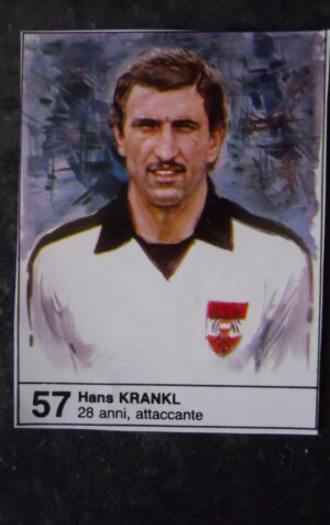 FIGURINA ALBUM MUNDIAL 1982 ESPANA GIORNALINO #57 AUSTRIA HANS KRANKL [AF3]