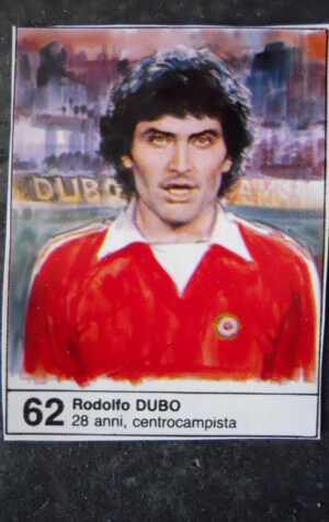 FIGURINA ALBUM MUNDIAL 1982 ESPANA GIORNALINO #62 CILE RODOLFO DUBO [AF3]