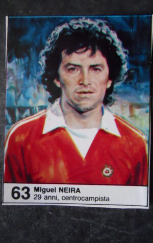 FIGURINA ALBUM MUNDIAL 1982 ESPANA GIORNALINO #63 CILE MIGUEL NEIRA [AF3]