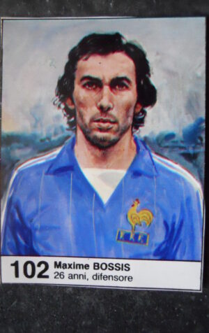 FIGURINA ALBUM MUNDIAL 1982 ESPANA GIORNALINO #102 FRANCIA MAXIME BOSSIS [AF3]