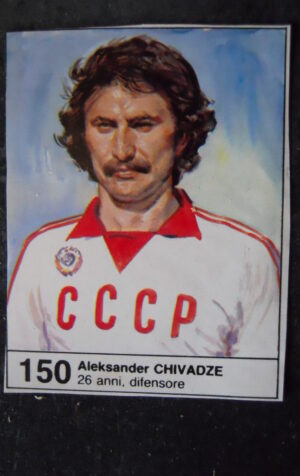 FIGURINA ALBUM MUNDIAL 1982 GIORNALINO #150 RUSSIA ALEKSANDER CHIVADZE [AF3]