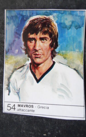 FIGURINA ALBUM 1980 CALCIOEUROPA GIORNALINO #54 GRECIA THOMAS MAVROS [AF3]