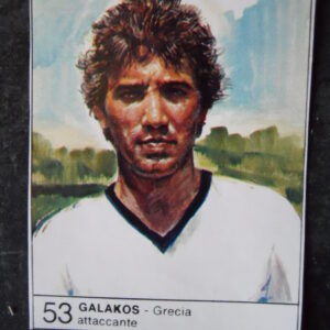 FIGURINA ALBUM 1980 CALCIOEUROPA GIORNALINO #53 GRECIA GALAKOS  [AF3]