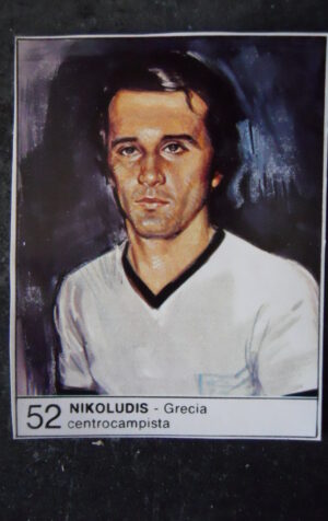 FIGURINA ALBUM 1980 CALCIOEUROPA GIORNALINO #52 GRECIA NIKOLUDIS  [AF3]