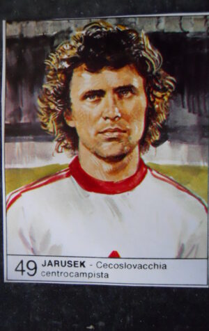 FIGURINA ALBUM 1980 CALCIOEUROPA GIORNALINO #49 CECOSLOVACCHIA JARUSEK  [AF3]