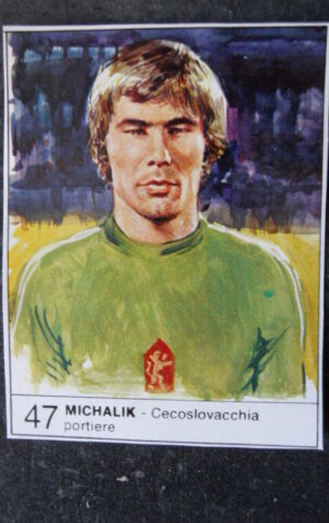 FIGURINA ALBUM 1980 CALCIOEUROPA GIORNALINO #47 CECOSLOVACCHIA MICHALIK [AF3]
