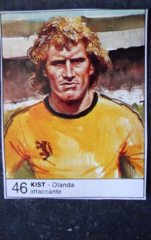 FIGURINA ALBUM 1980 CALCIOEUROPA GIORNALINO #46 OLANDA KIST [AF3]