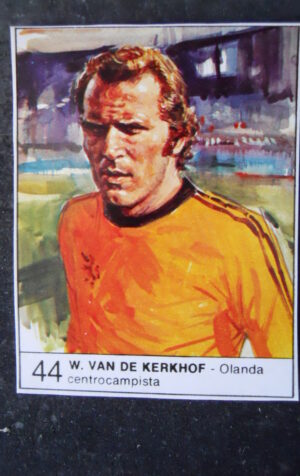 FIGURINA ALBUM 1980 CALCIOEUROPA GIORNALINO #44 OLANDA W. VAN DE KERKHOF [AF3]