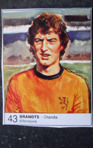FIGURINA ALBUM 1980 CALCIOEUROPA GIORNALINO #43 OLANDA BRANDTS [AF3]