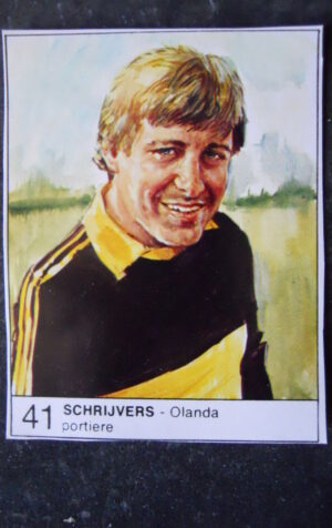 FIGURINA ALBUM 1980 CALCIOEUROPA GIORNALINO #41 OLANDA SCHRIJVERS [AF3]