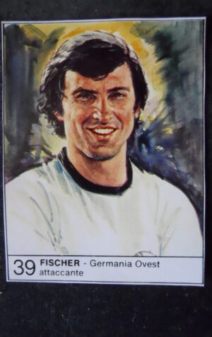 FIGURINA ALBUM 1980 CALCIOEUROPA GIORNALINO #39 GERMANIA OVEST FISCHER [AF3]
