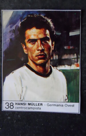 FIGURINA ALBUM 1980 CALCIOEUROPA GIORNALINO #38 GERMANIA OVES HANSI MULLER [AF3]