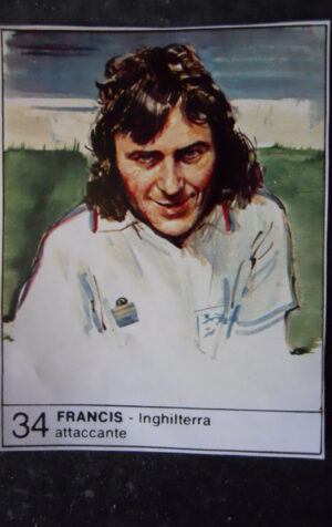 FIGURINA ALBUM 1980 CALCIOEUROPA GIORNALINO #34 ENGLAND FRANCIS [AF3]