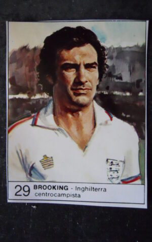 FIGURINA ALBUM 1980 CALCIOEUROPA GIORNALINO #29 ENGLAND BROOKING [AF3]